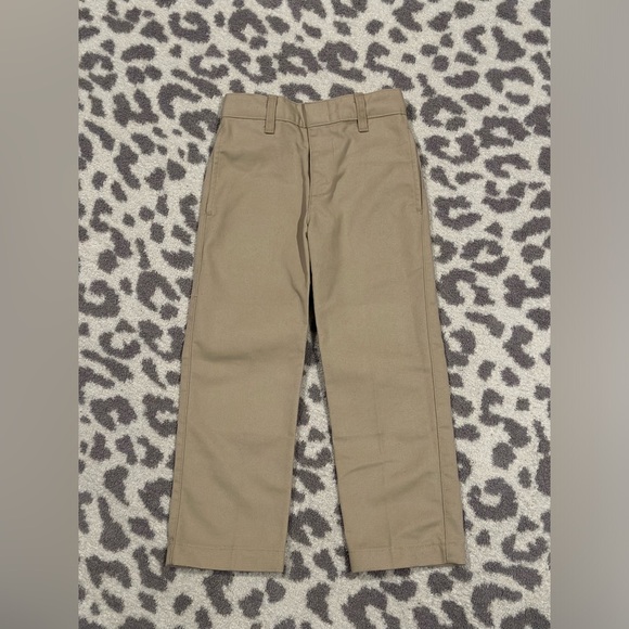 BUNDLE Shaheens boys khaki school uniform pants bundle, size 5 brand new - Picture 4 of 6